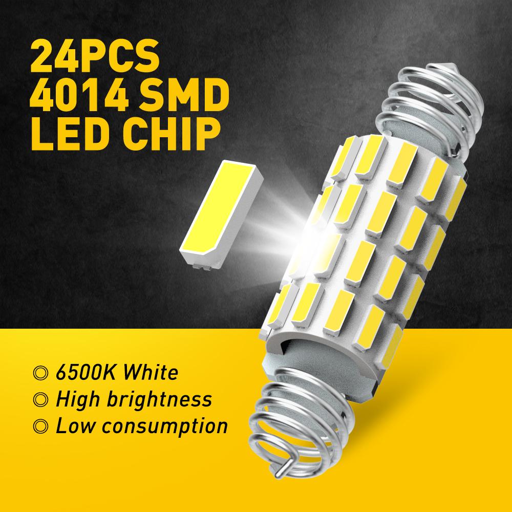 2/4Pcs C5W C10W LED Bulb Canbus 39mm 41mm 42mm LED Interior Reading Light Festoon Auto Dome License Plate Luggage Trunk Lamp