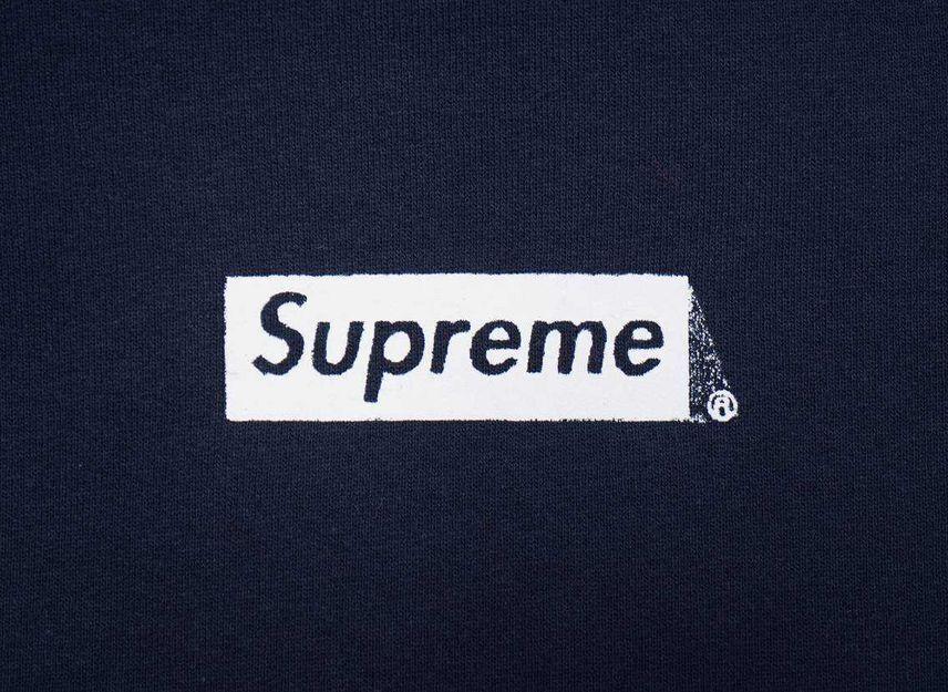 Supreme Толстовка с капюшоном Женщина-кошка Темно-синяя