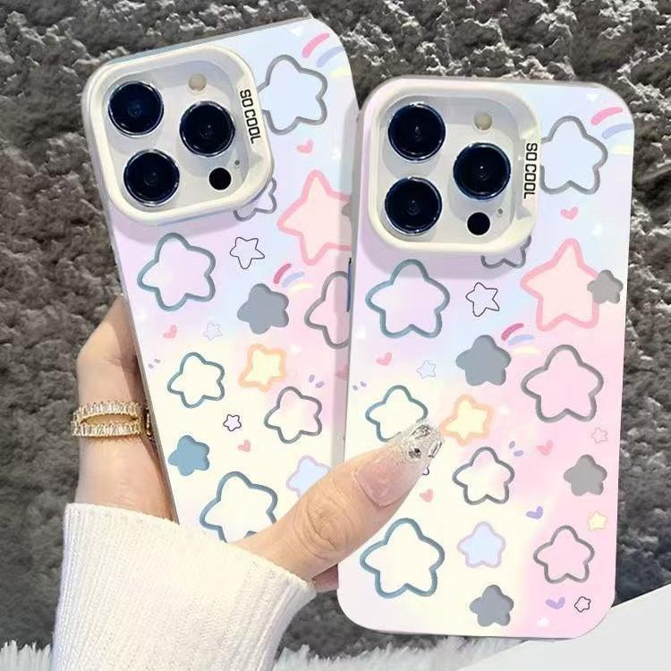 Stars Suitable for IPhone16 Mobile Phone Case Apple 15plus Creative 14promax Niche 13 Fashion 12