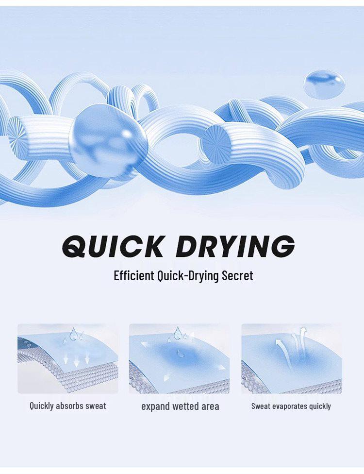 Men's High-Quality Quick-Dry Ice Silk Short Sleeve Round Neck T-Shirt for Summer Sports