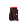 Nike Dri-FIT DNA Перо Принт Завязка Прямые Свободные Шорты Мужские Низ Университетский Красный Белый AR1322-657