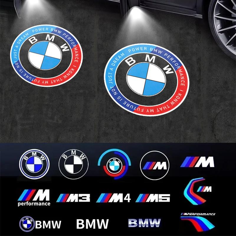 For BMW E90 E91 E92 E93 E60 E61 F10 F07 E63 E64 F12 F13 G30 Accessories 2/4pcs HD Led Welcome Light Car Door Projector Lamps