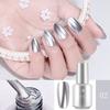 8ml Metallic Mirror Nail Polish Gold Silver Metal Effect Can Not Be Peeled No Need UV Lamp 12 Colors Nails Art Manicure Material