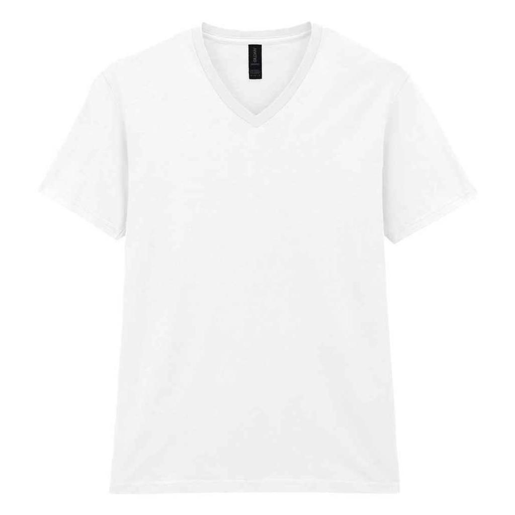 Gildan Mens Softstyle V Neck T-Shirt