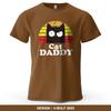 Мужская футболка с принтом 'Cat Daddy' 100% хлопок Оверсайз Игривые Ретро Графические Футболки для Женщин Топы Футболки Повседневная Уличная Одежда