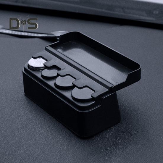 Car Coin Box Convenient Car Change Holder Organizer Compact Durable Coin Storage Container for Auto Home