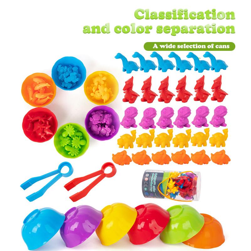 Серия «Животные» детские развивающие игрушки для раннего развития, счетные игрушки, учебные пособия, семейные когнитивные классификационные игрушки