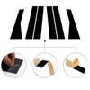 For Jeep Cherokee KL 2014-2023 Glossy Black Car Door Window Pillar Center Post Trim Stickers Auto Styling