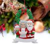 Рождественский кулон Семья Санта-Клауса Подвесной кулон Классические цвета Семейная тема Праздничная атмосфера Декор