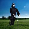 2025 Новое креативное пугало ужаса на Хэллоуин, украшение для пугала Ghostface, двор, висящий, страшный крик, привидение Ghostface, наружный декор, украшение для дома
