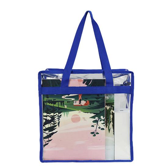 Женская сумка Большая вместимость Водонепроницаемая Прозрачная Портативная Дорожная Прозрачная Сумка Через Плечо Повседневная Жизнь