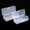 S/M/L Rectangle Multi-Purpose Portable Transparent Dust Protection Plastic Storage Box Makeup Brush Buckle Plastic Brush Box