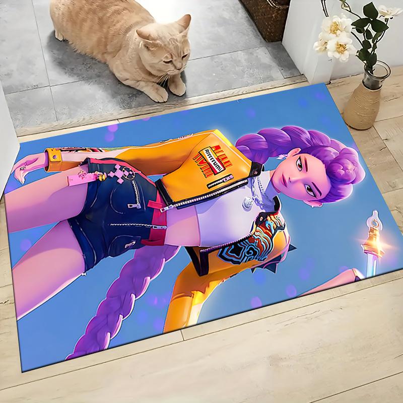 Future Fashion Warrior Carpet Rug Soft Washable Antislip Home Living Room Sofa Mats Personalized Christmas Rug