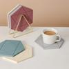 Геометрическая силиконовая подставка Нескользящая и теплоизоляционная подкладка для чашки Водонепроницаемая многоразовая подставка для кастрюли, миски, кружки Кухонные предметы, аксессуары