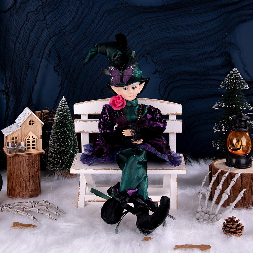 Новые подвесные игрушки-эльфы ручной работы, рождественские куклы, плюшевые украшения на елку, подарки на Хэллоуин, украшения на год