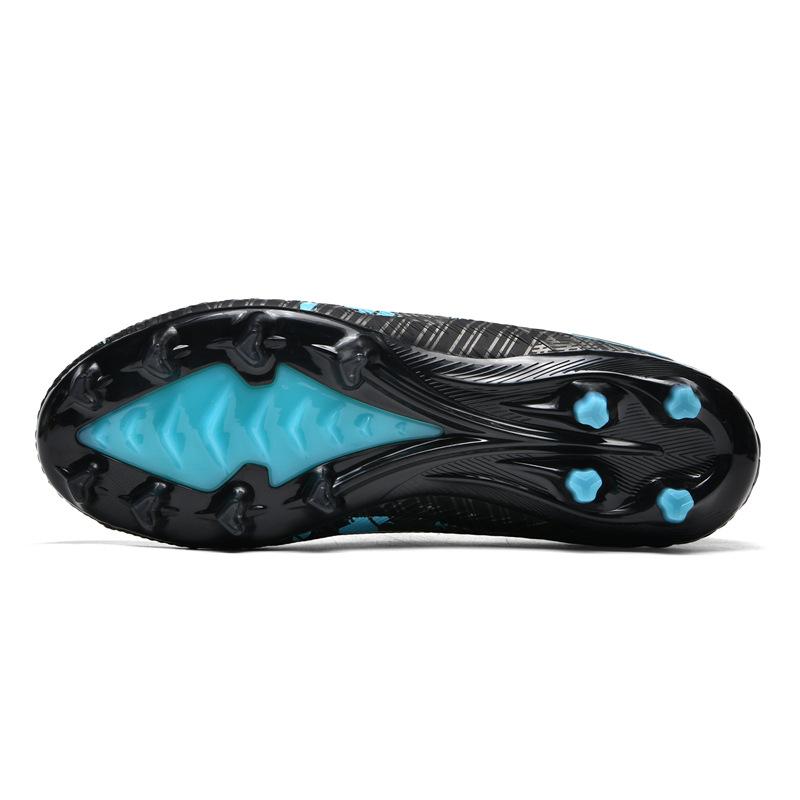 High-top football shoes 2024 new AG long nails TF broken nails youth sports shoes children's student sports training shoes