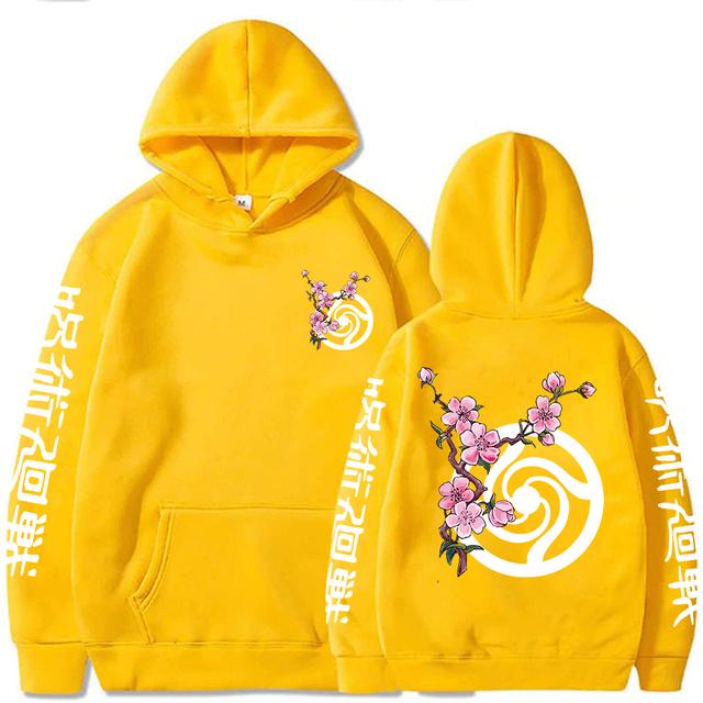 Jujutsu Kaisen Японское Аниме Годжо Сатору Графические Худи Оверсайз Худи с Капюшоном Длинный Рукав Хлопковое Худи Мужская Женская Одежда