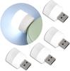3PCS Mini USB Plug Lamp Small Book Lamps LED Eye Protection Reading Light Small Round Light Night