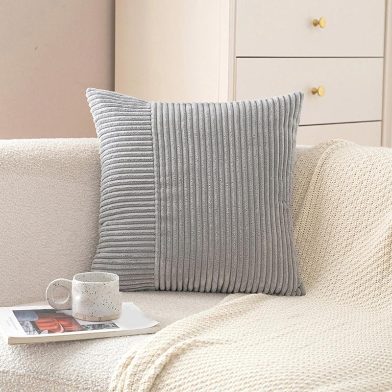 Plushes Corduroy Cushions Cover Pillow Cover Pillowcase for Durability & Comfort in Various Home Setting Easily Wash