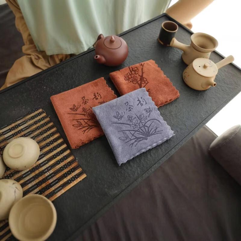 Толстые впитывающие салфетки для журнального столика из микрофибры Yixi (20-Упаковка)