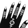 Mehndi Indian Style Beauty Tattoo Stencils Henna Template Sticker Temporary Hand Decal DIY Body Art