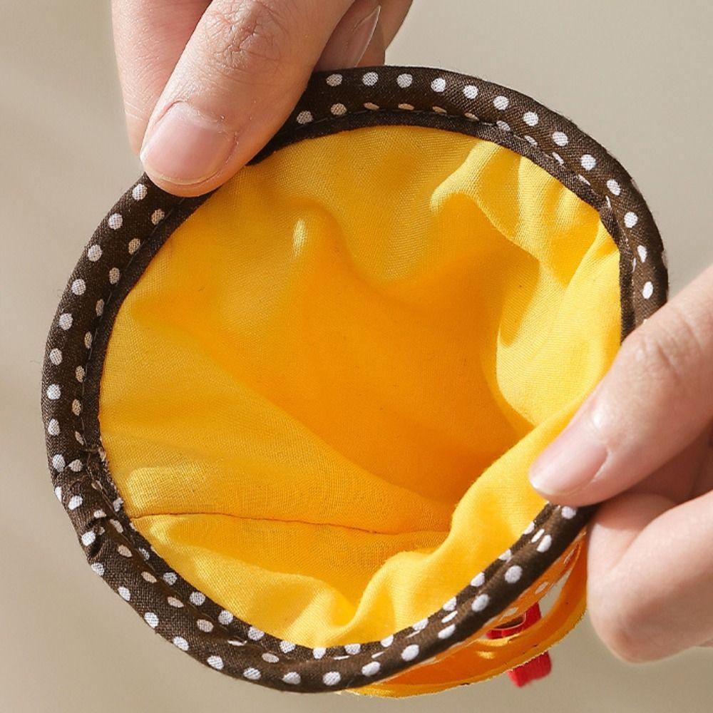 Chicken-shaped Triangle Pot Handle Cap Cotton Non-Slip Heat Insulation Glove with Hanging Hole Cute Hand Protector