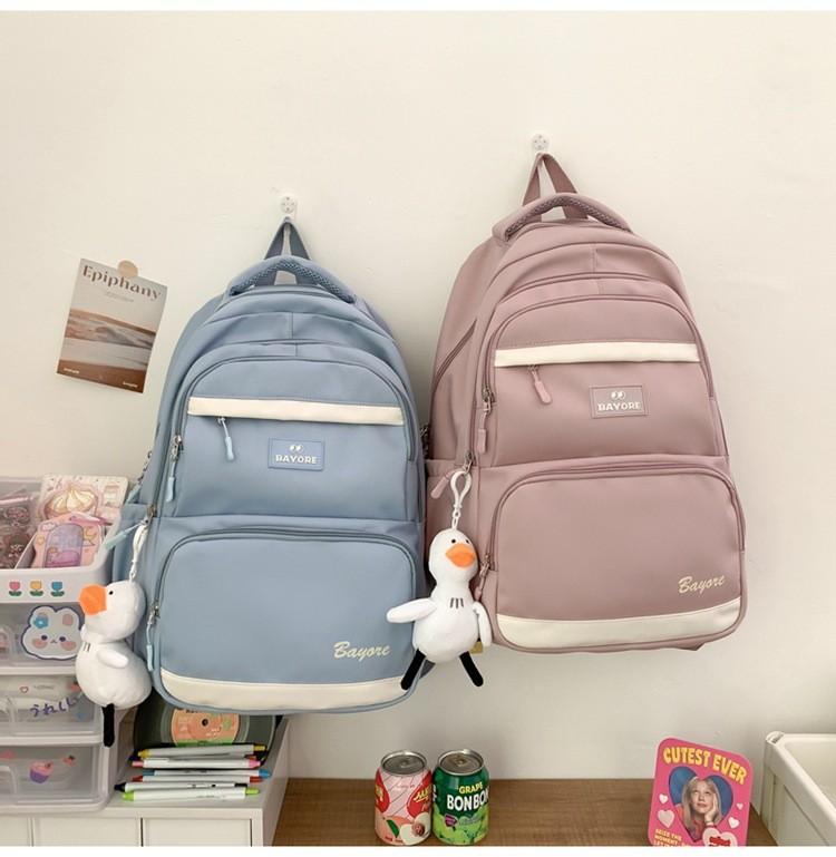 Рюкзак с узором Bayore, многосекционный, эргономичный, повседневный школьный рюкзак