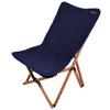 Peace Park Folding Wood Chair Medium Folding Compact Chair with Storage Bag