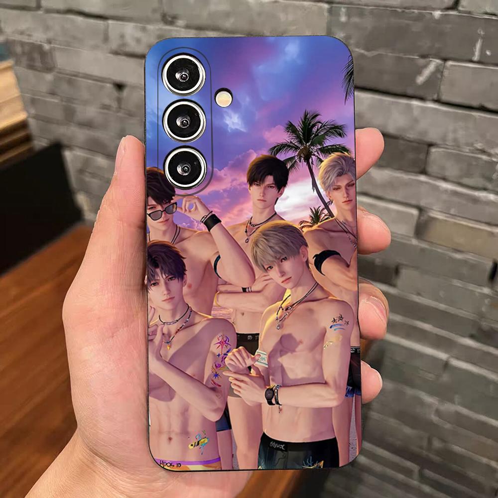 Чехол для телефона Love And Deepspace Boys для Samsung S25 Edge S24 S23 S22 S21 S20 Ultra Plus Fe Galaxy A54 A53 A34 A25 A16 Силиконовый Чехол