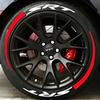 SRT+Blade 3D Резиновые наклейки на шины и колпаки для автомобилей и мотоциклов