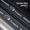 For Trumpchi GAC GS3 GS4 GS5 Coupe GA4 GS8 GM6 GM8 Car Threshold Strip Carbon Fiber Film Door Sill Stickers Auto Accessories