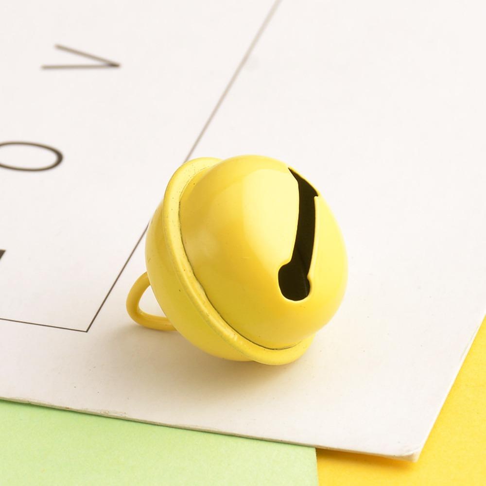 5pcs 18mm Jingle Bells Metal Beads Candy Color Metal Bell Ring Pendant Christmas Decoration