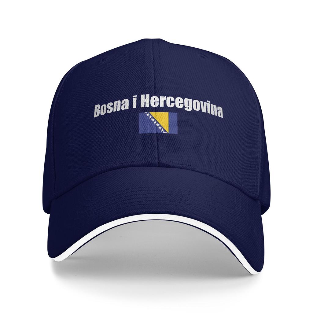 Bosnia And Herzegovina Flag Baseball Cap  Summer Casual Trucker Hat For Unisex Outdoor Sports Sun Snapback Cap