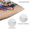 Gabbys Dollhouse Pillow Decoration Nordic Gabby Cat Pandy Paws Chair Cushion Square Pillowcase Cushion Cover 40x40cm 16x16Inch