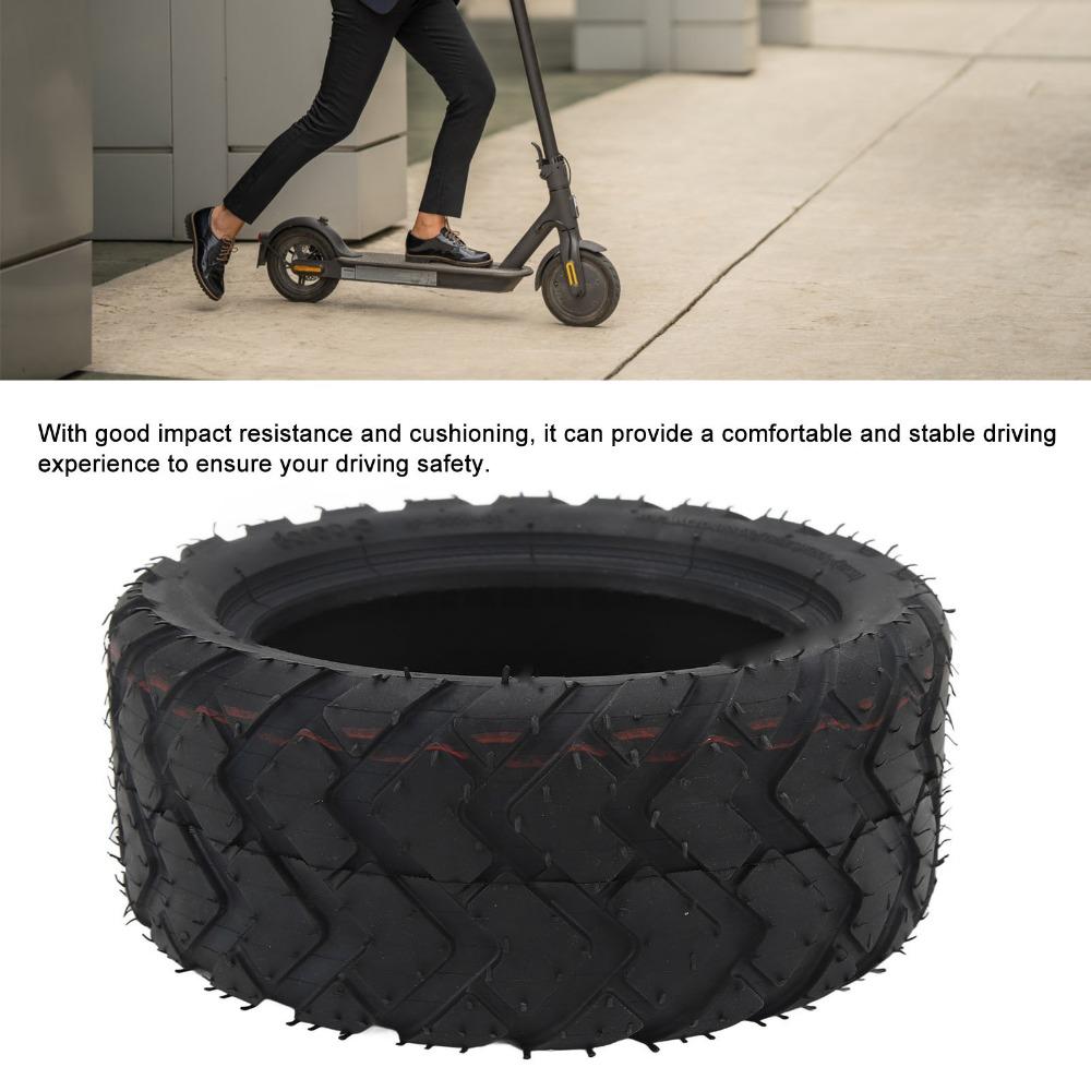 Thickened Electric Scooter Tire 80/60‑6 Rubber Tire Durable Tubeless Tire Outdoor Enthusiasts