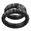 Durable Penis Ring Comfortable To Wear Skin-friendly Portable Dildo Foreskin Delay Double Ring for Bathroom