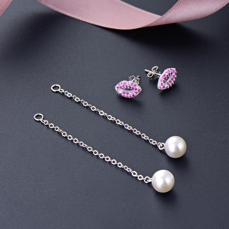 Линдон стерлингового серебра 925 пробы синтетический жемчуг серьги серьги-капли для женщин подарки на свадьбу