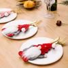 1pcs Christmas Cutlery Holder Knife Fork Bags Gnome Santa Claus Xmas Tableware Holders New Year Party Dinner Table Decoration