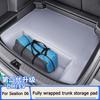 Для BYD Sea Lion 06 Seal U DM-I/EV Сумка-органайзер в багажник Нижний кожаный отсек для хранения в задней части автомобиля Принадлежности для тюнинга интерьера