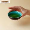 2pc/lot Solid Color Grape Purple Teacup Retro Tea Bowl Cup For Tea Tea-tasting Personal Cup Jianzhan Master Cups Teaware 85ml