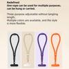 Adjustable Length Mobile Phone Lanyard Switchable 3-in-1 Phone Chain  Men Women