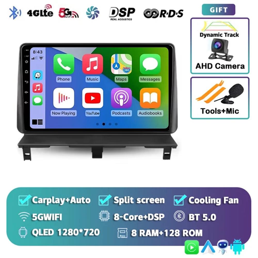 Автомобильное радио Carplay для Peugeot Partner 1 2002-2008 Partner Origin 1 2008-2011 GPS Android Auto Multimedia No 2Din Player Stereo