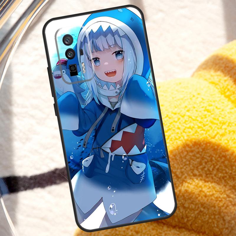 Чехол для телефона POCO X6 Pro M6 X5 X3 M5s F3 F5 Xiaomi 14 Ultra 13 12 Lite 11T 12T 13T Pro с изображением Gawr Gura из Hololive