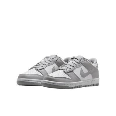 Кроссовки для баскетбола Dunk Low GS Унисекс Белый Светло-дымчато-серый FB9109-123