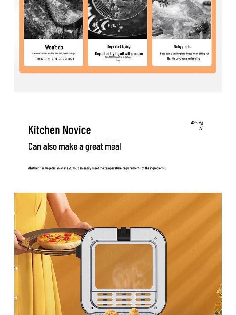 Профессиональная электрическая фритюрница большой емкости 2,5 л — идеально подходит для жареной курицы и картофеля фри