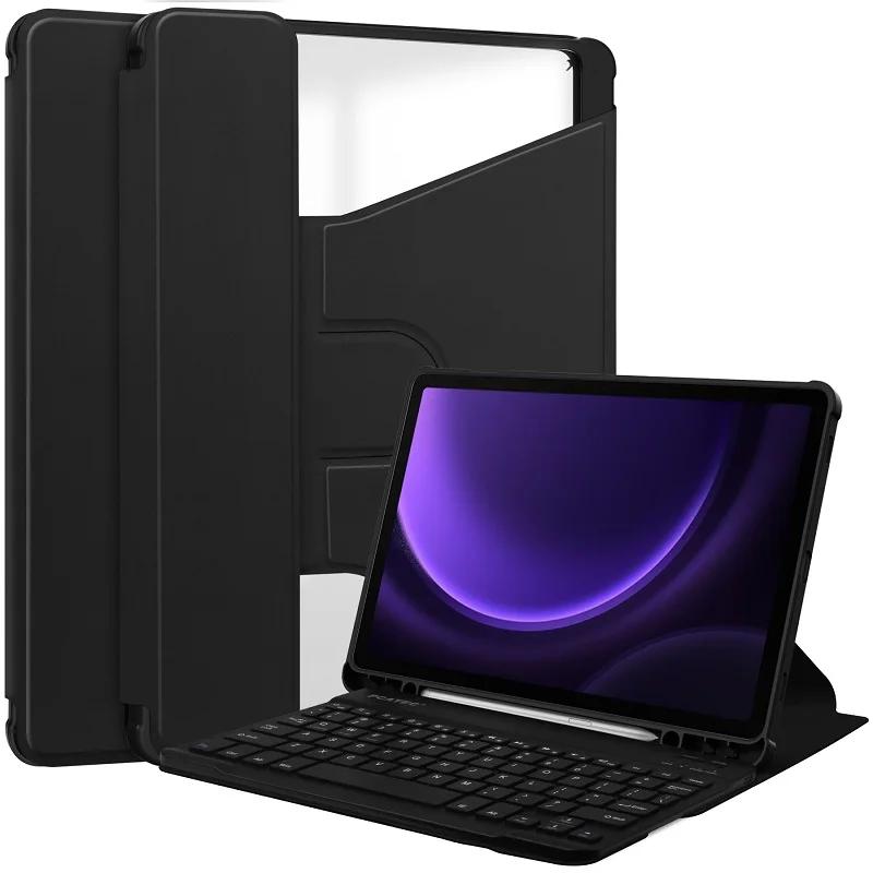 Умный чехол-клавиатура для Lenovo Tab Xiaoxin Pad 2024 11 дюймов Tab M11 TB-330FU TB-331FC Беспроводная клавиатура Чехол-подставка Чехол Funda