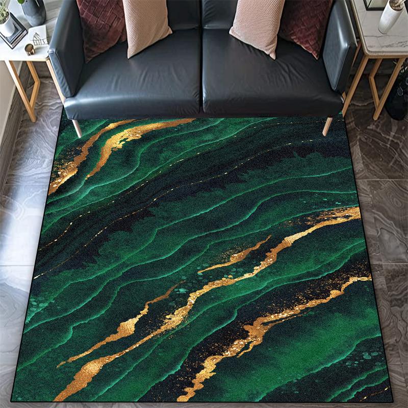 Современный абстрактный мраморный ковер Большой для гостиной 200x300 Домашние ковры для спальни Роскошный придверный коврик Нескользящий Машинная стирка