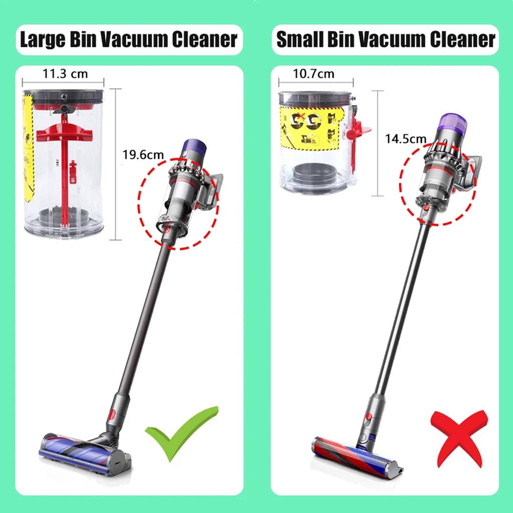 Dust Bin for Dyson V10 SV12 V11 V15 SV14 SV15 SV22 Vacuum Cleaner Parts Dust Bin Base Lid Top fixed sealing ring Accessories