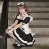 Gaming Costume Cosplay Miracle Nikki Black and White Chocolate Maid Outfit Lolita Princess Dress