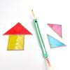 Plastic Tained Glass Hand Foiler Sturdy Smooth The Edges Manual Foiling Tool Durable Guide Groove Hand Foiler Colored Glass